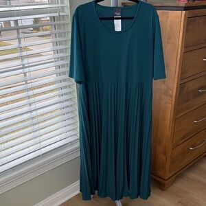Persona by Marina Rinaldi Teal Midi Dress